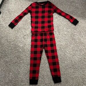 Toddler plaid pajamas, size 4T